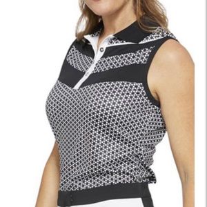GG Blue Velocity Sonia Sleeveless Golf Shirt